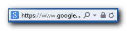 Internet Explorer address bar